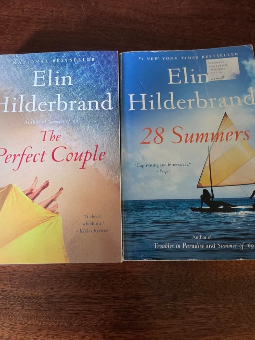 Lot of 2 Elin Hilderbrand Paperback Books The Perfect Couple And 28 Summers